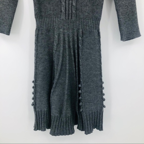 M A K women’s gray sweater‎ Dress Long sleeve small - Picture 2 of 13